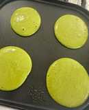 Hot cakes de avena y espinaca