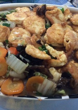 Foto resep Sapo Tahu di kondangan ala Yemima