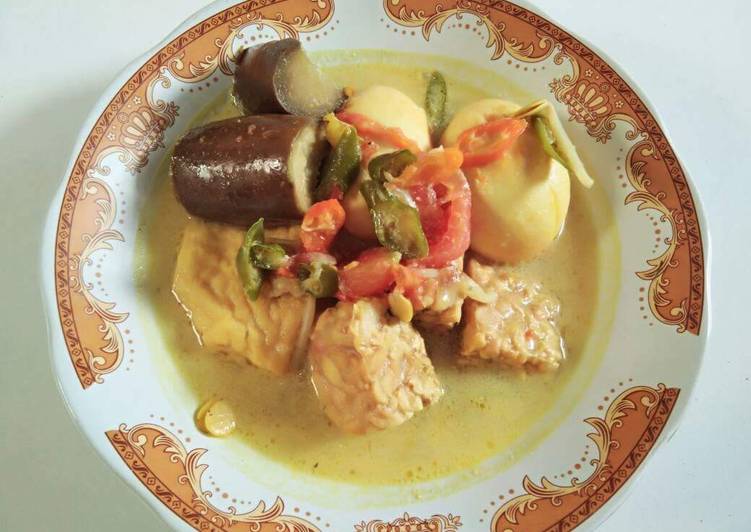 Resep Mangut 4T ala kadarnya (tahu tempe telur terong) yang Lezat Sekali