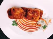 A picture of bread cheese cutlet