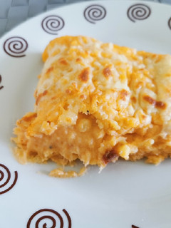 Una foto de Puré de patatas gratinado