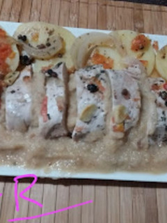 Foto principal de Solomillo de pavo con puré de manzana