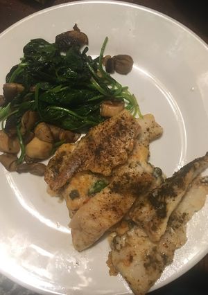 A picture of Mushroom and Spinach Sauté.