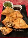 Palak paneer samosa