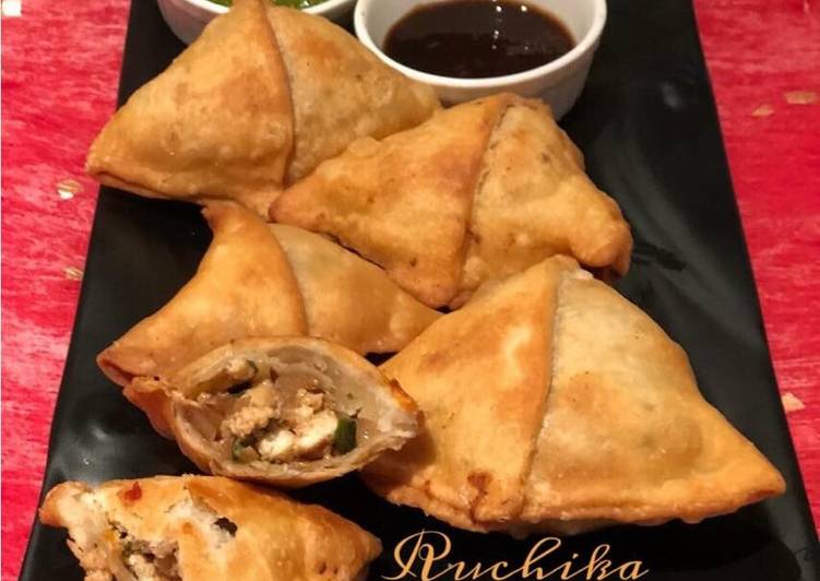 Recipe of Favorite Palak paneer samosa