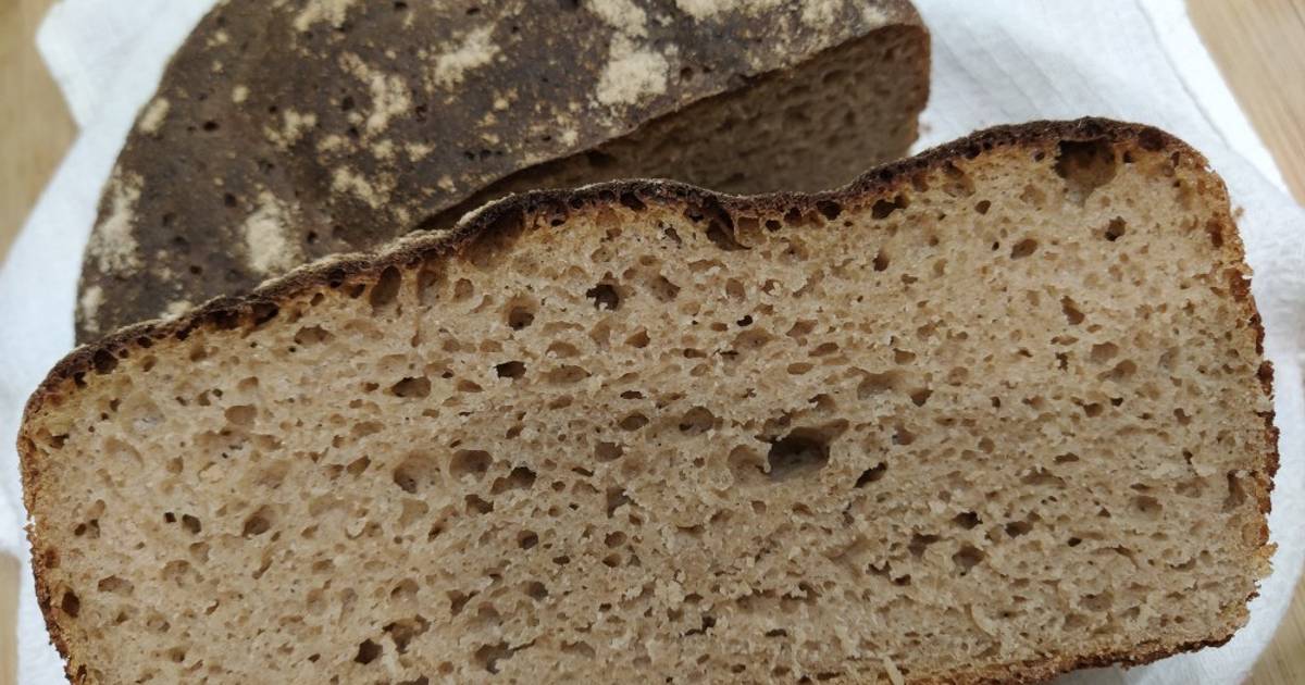 Пошаговый рецепт хлеба на закваске.