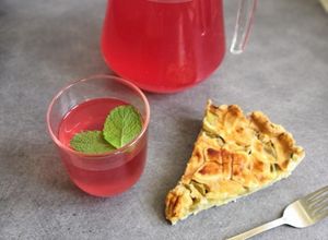 Une photo de Limonade de rhubarbe