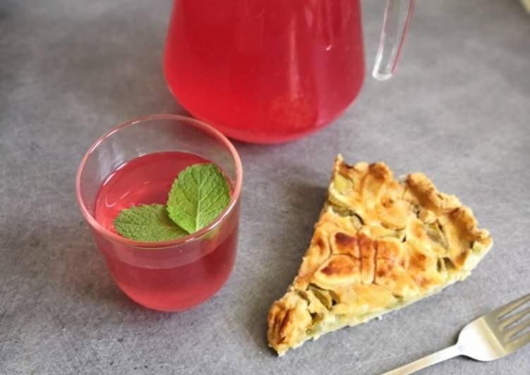 Recette: Limonade de rhubarbe