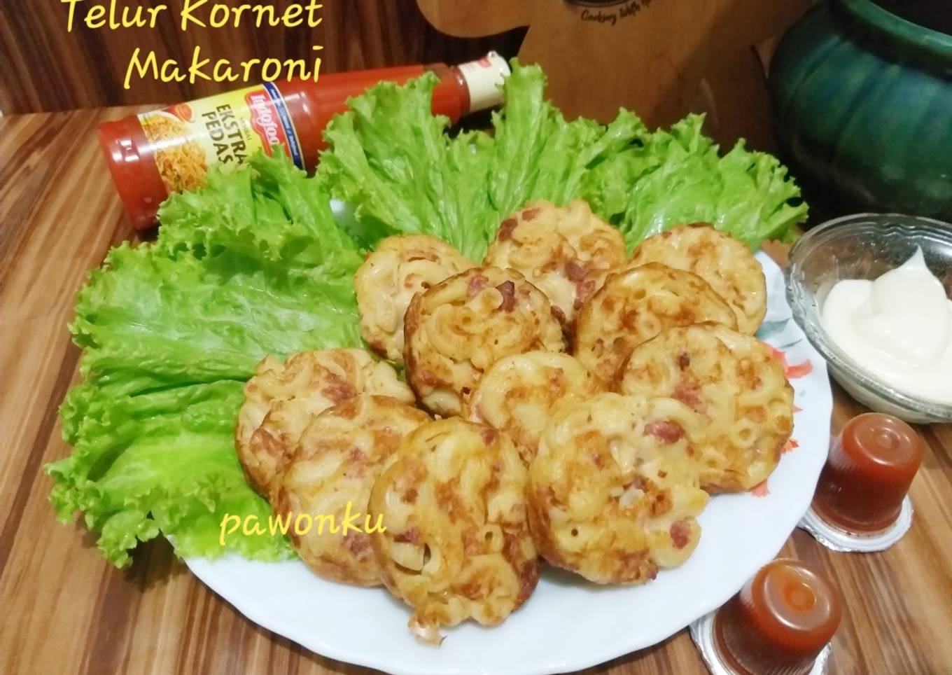 274.Telur Kornet Macaroni Panggang