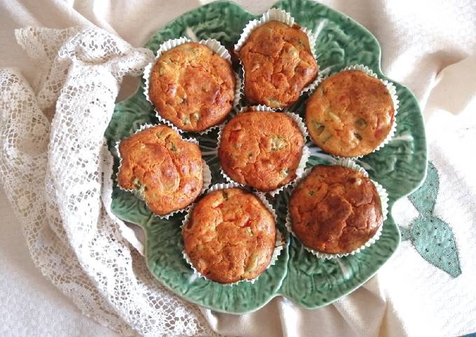 Muffin salati di verdure