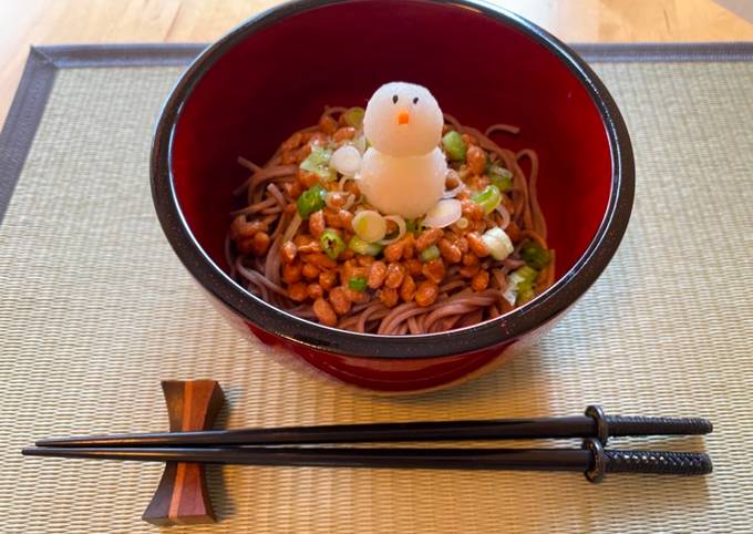 Natto Daikon Radish Soba