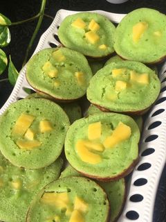 Foto resep Pukis pandan bulat isi nangka