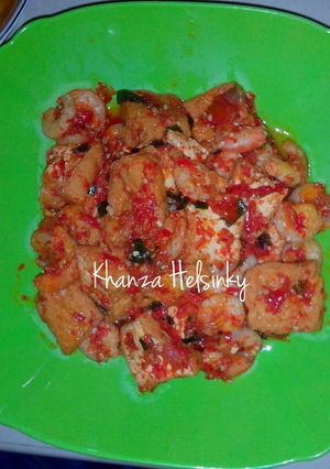 Foto resep UDANG TAHU MERAH BALADO