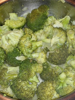 Una foto de Brócoli encebollado. Receta vegetariana