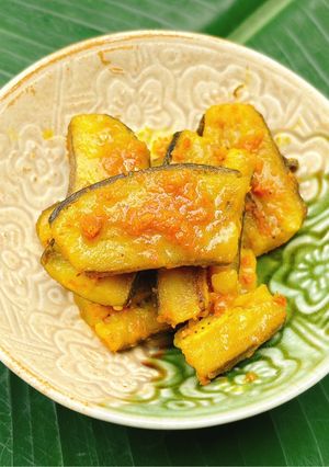 Hình của món Chuối Xanh Kho Nghệ.