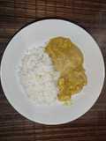 Pollo al curry con riso basmati