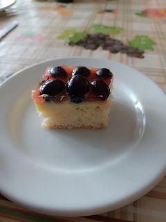 Szőlős pudingos süti recept fotója