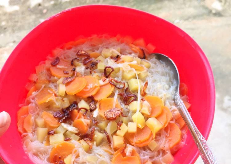 Sayur Sop bihun ala anak kos (super murah dan enak)