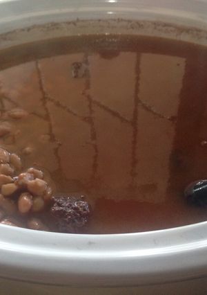 Una foto de Frijoles de la olla a mi manera (olla cocción lenta)