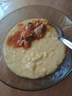 Sárgaborsó főzelék recept fotója