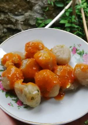 Foto resep Cilok isi telur dadar