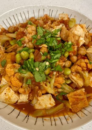 蕃茄豆腐煲-手作蕃茄醬 ［蔬食］ 的食譜成品照片