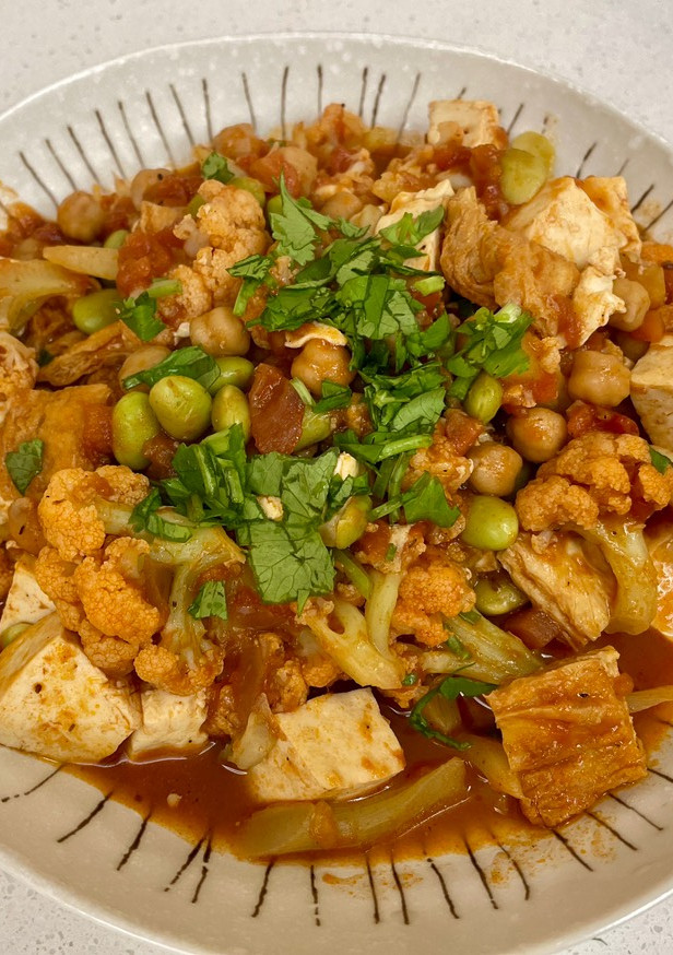蕃茄豆腐煲-手作蕃茄醬 ［蔬食］ 的食譜成品照片
