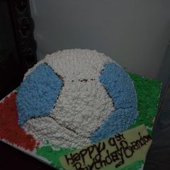 A picture of Ball raspberry cake.