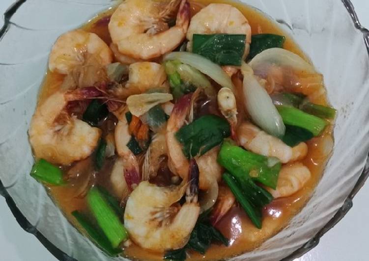 Resep Udang saus tiram simple Jadi, Lezat Sekali