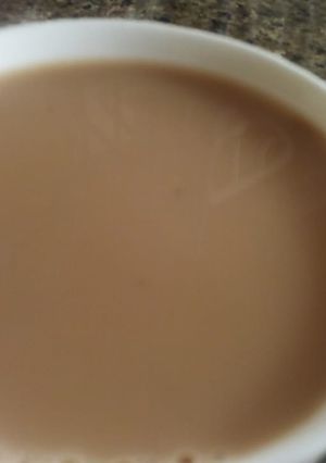 A picture of Cinnamon and cardamon tea.