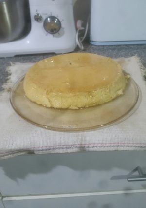Una foto de Flan casero