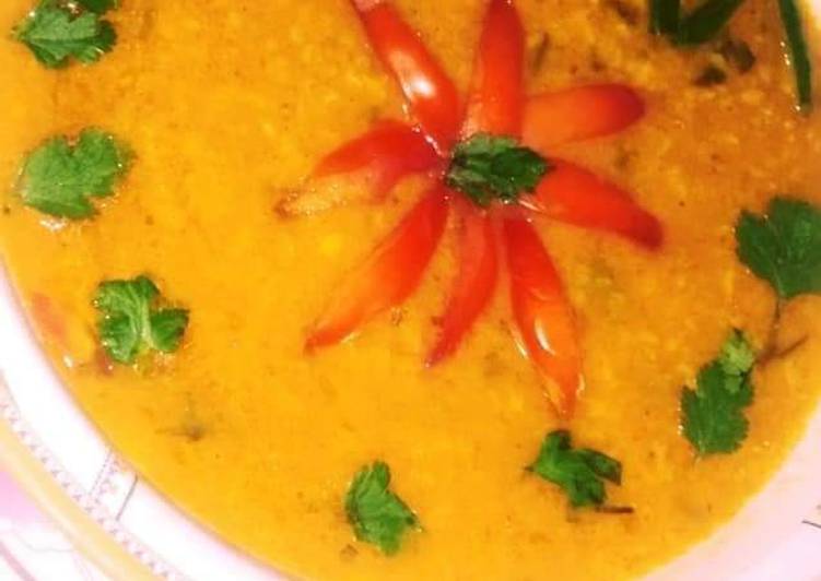 Recipe of Delicious Delicious Moong Ki Dal It&#39;s So Tasty 😋😋😋