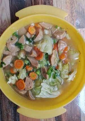 Foto resep Sop Bakso Simpel Banget