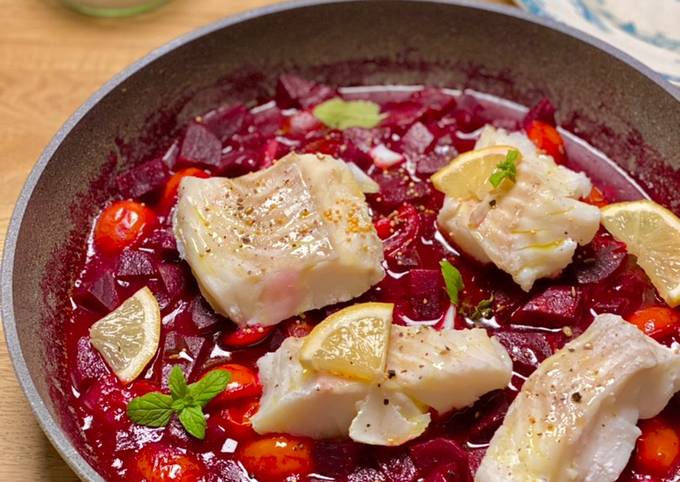 Modo più semplice a Preparare Perfetto Zuppa di barbabietole, pomodori e merluzzo (borsch light a modo mio)