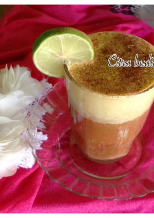 Foto resep Teh Talua (teh telur) khas Sumatera Barat