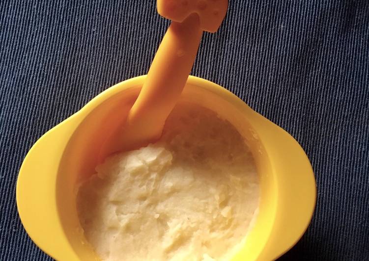 Cara Mudah Menyiapkan Snack mpasi mashed potatoes ✨6m+✨ Enak dan Antiribet
