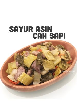 Foto resep Sayur Asin Cah Sapi