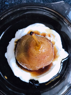 A picture of Spiced Poached Pear.