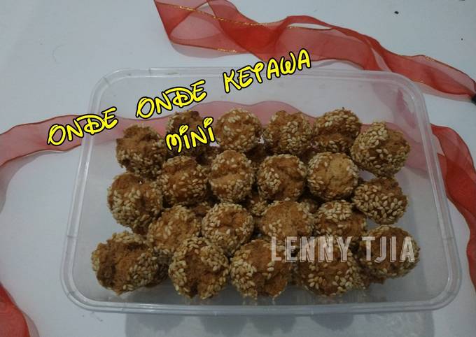 Cara bikin Onde onde ketawa mini Cara bikin Onde onde ketawa mini