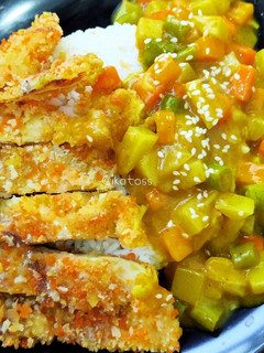 Foto resep Nasi Kari Jepang & Telur Katsu