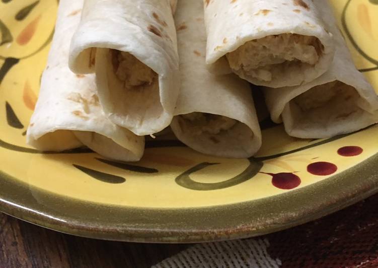 Simple Way to Prepare Speedy Crockpot Chicken Taquitos Recipe