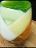 Icecrem jello||vanilla ice cream jello dessert