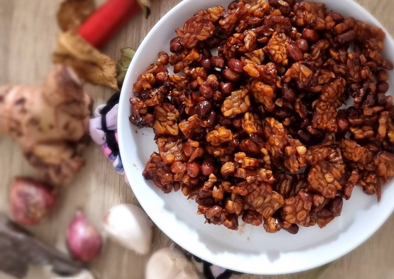 Tempe kering kacang