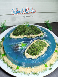Foto resep Island Cake (tanpa loyang bongkar pasang)