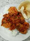 Egg and Tofu with Spicy Sauce (Balado Telur Tahu) *Vegetarian
