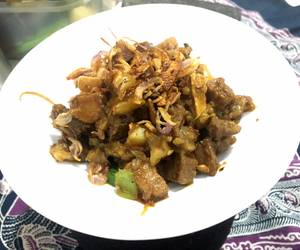 Mudah Cepat Memasak Krengsengan daging sapi campur Praktis Enak