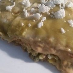 A picture of Green Enchilada Casserole.
