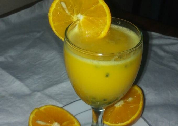 Orange passion spritzer