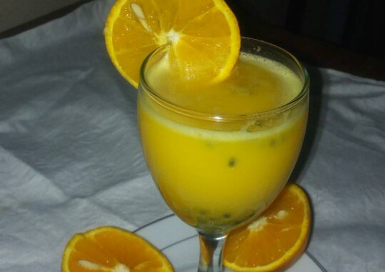 Simple Way to Make Favorite Orange passion spritzer