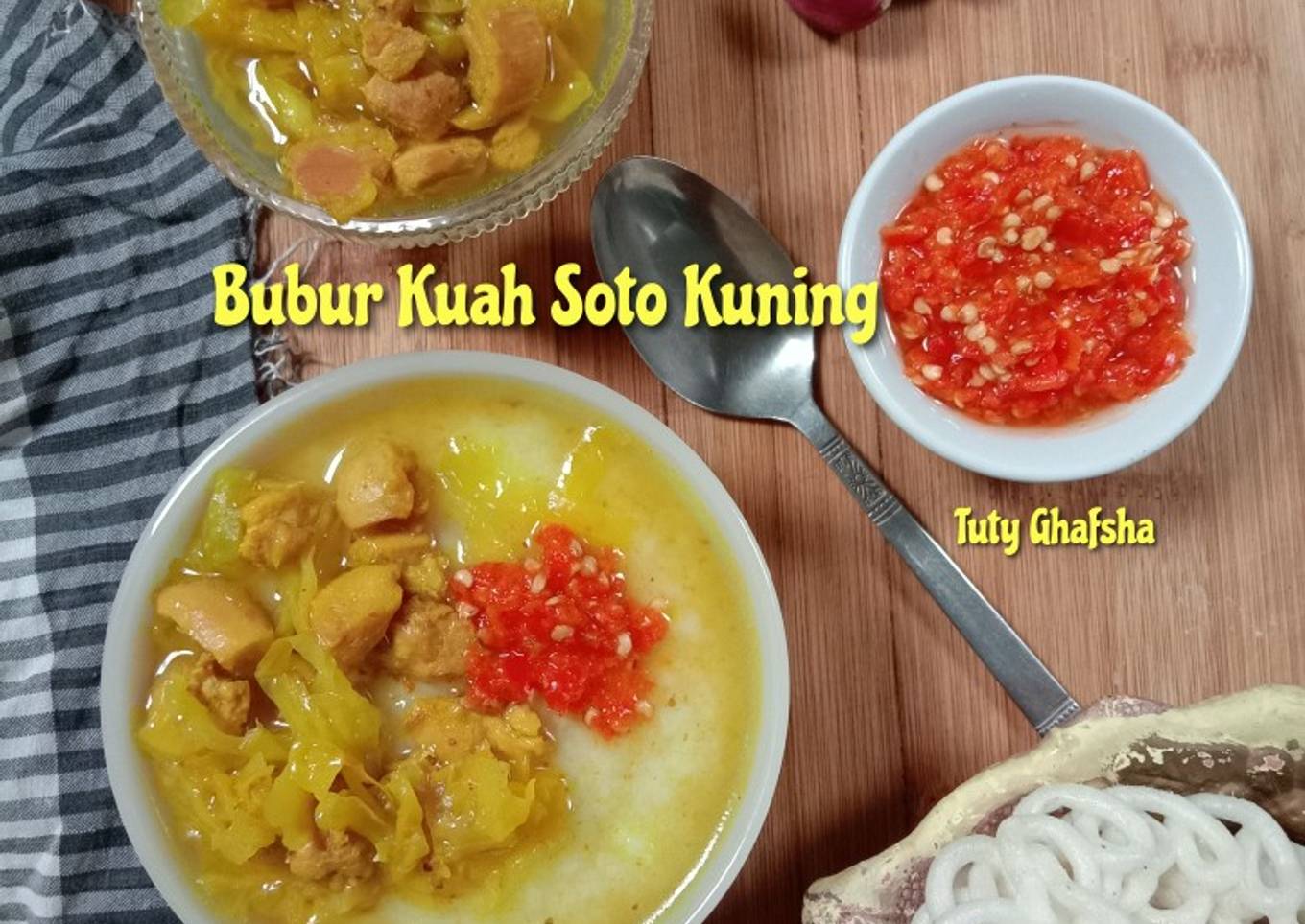 Bubur Kuah Soto Kuning